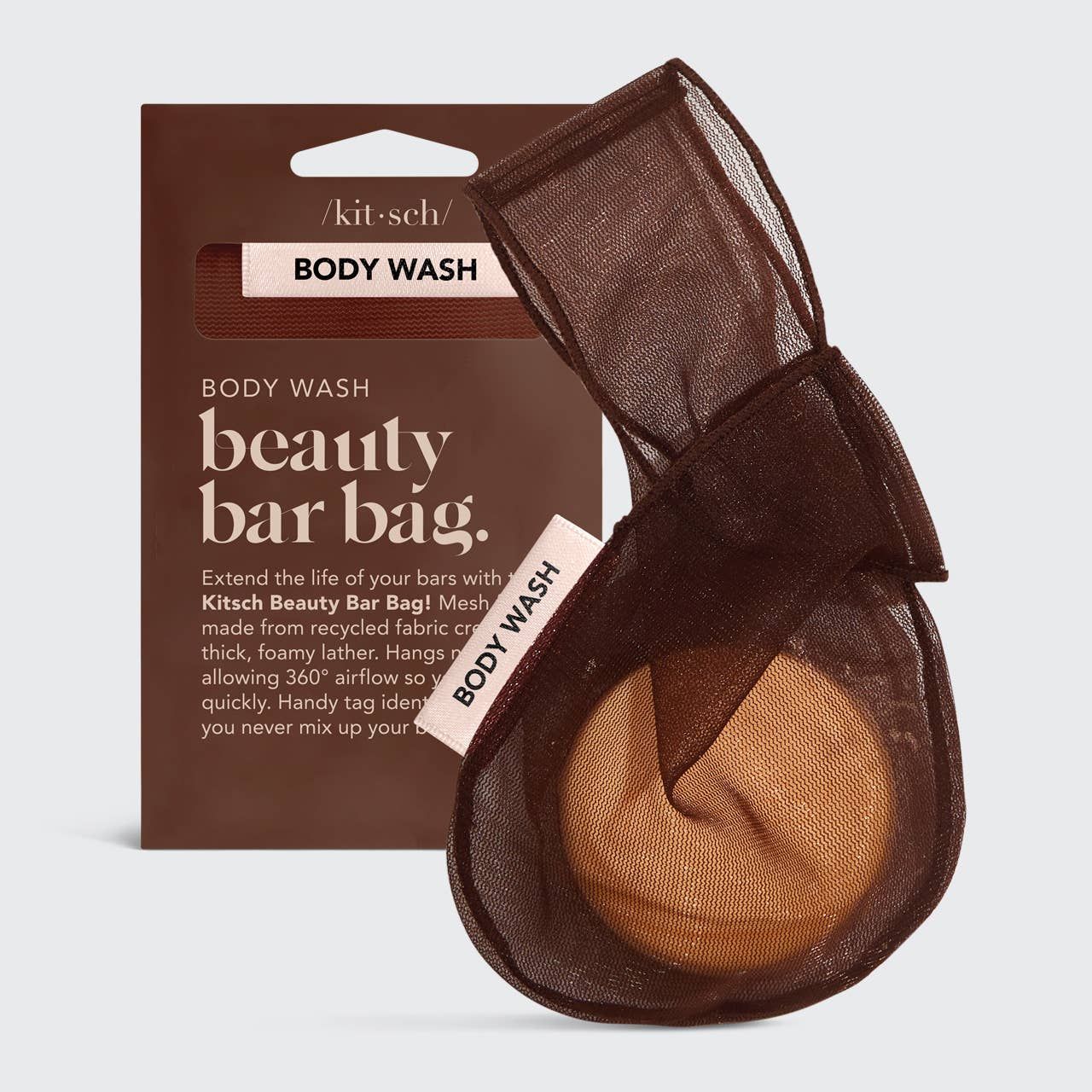 Body Wash Beauty Bar Bag - Chocolate