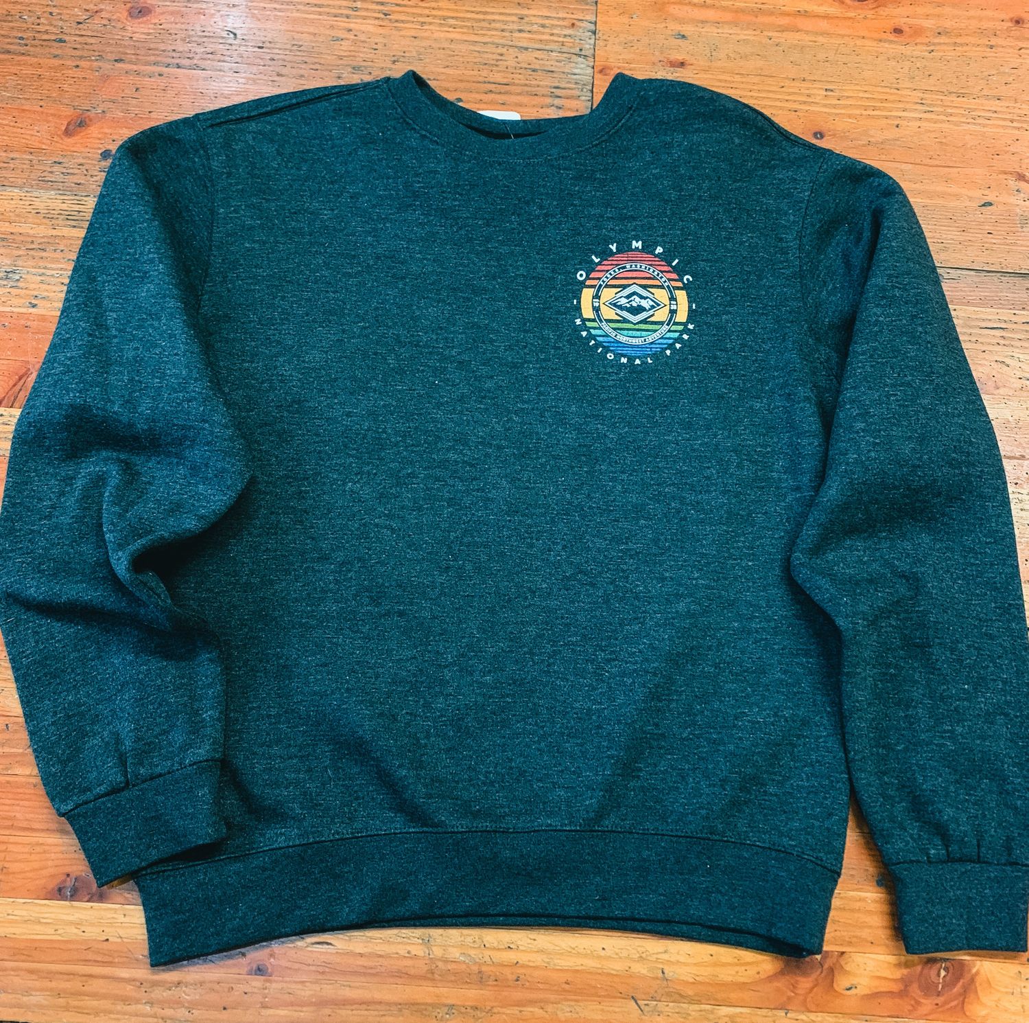 Pacific Northwest Adventure Crew Sweater, Size: Small
