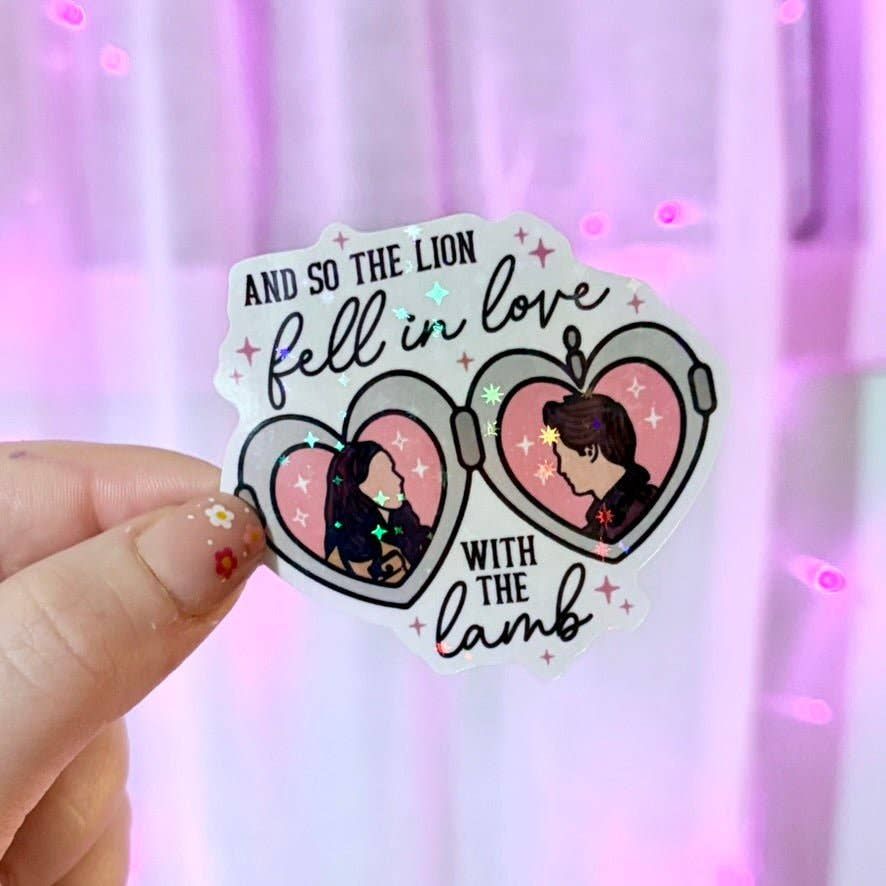 Twilight And so the Lion Fell in Love with the Lamb Inspired Sticker