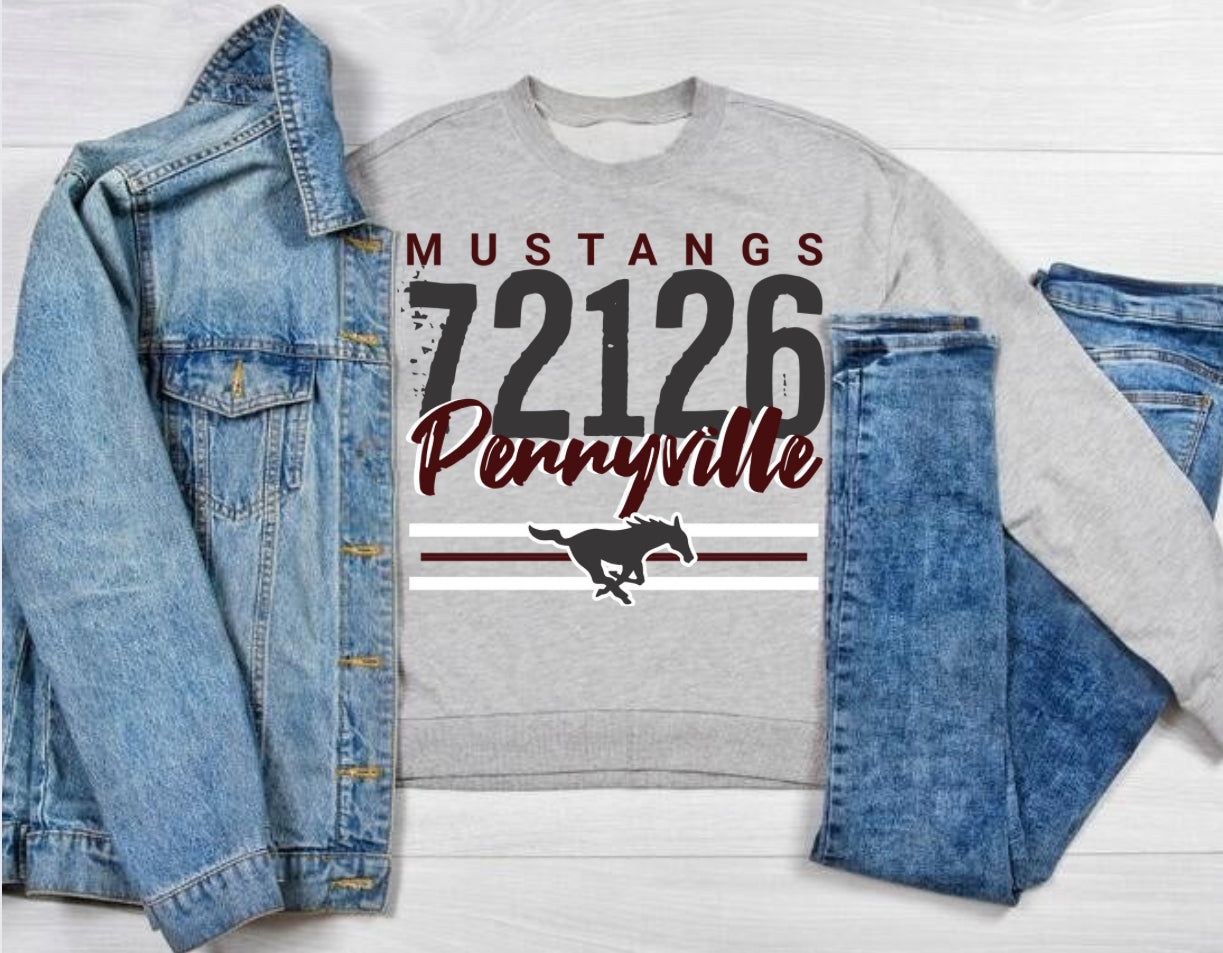 72126 Mustangs Design (Adult + Youth)