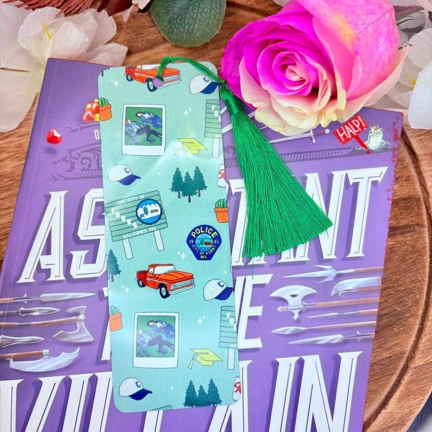 Twilight Inspired Symbols Metal Bookmark