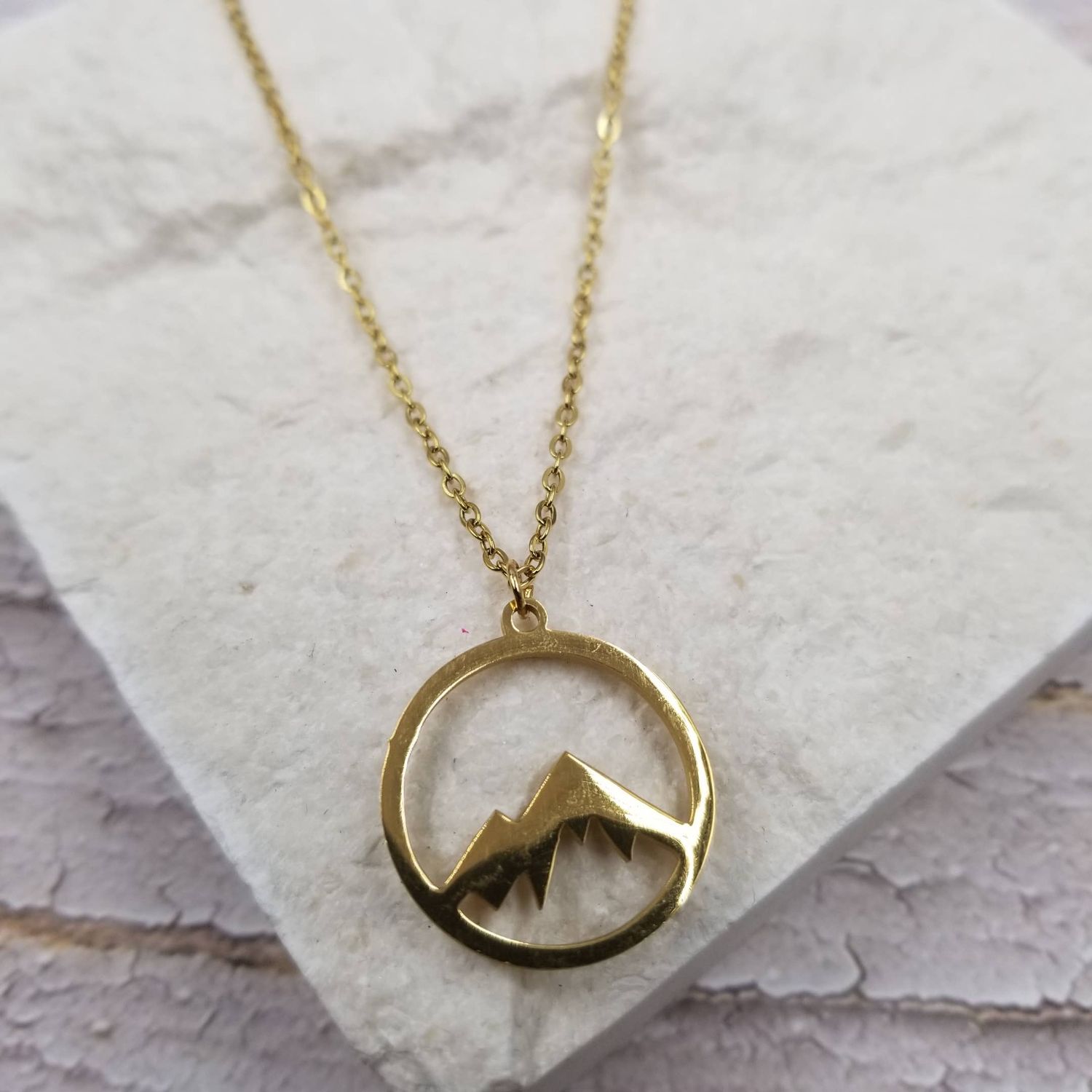 Peak Experience Necklace - Gold