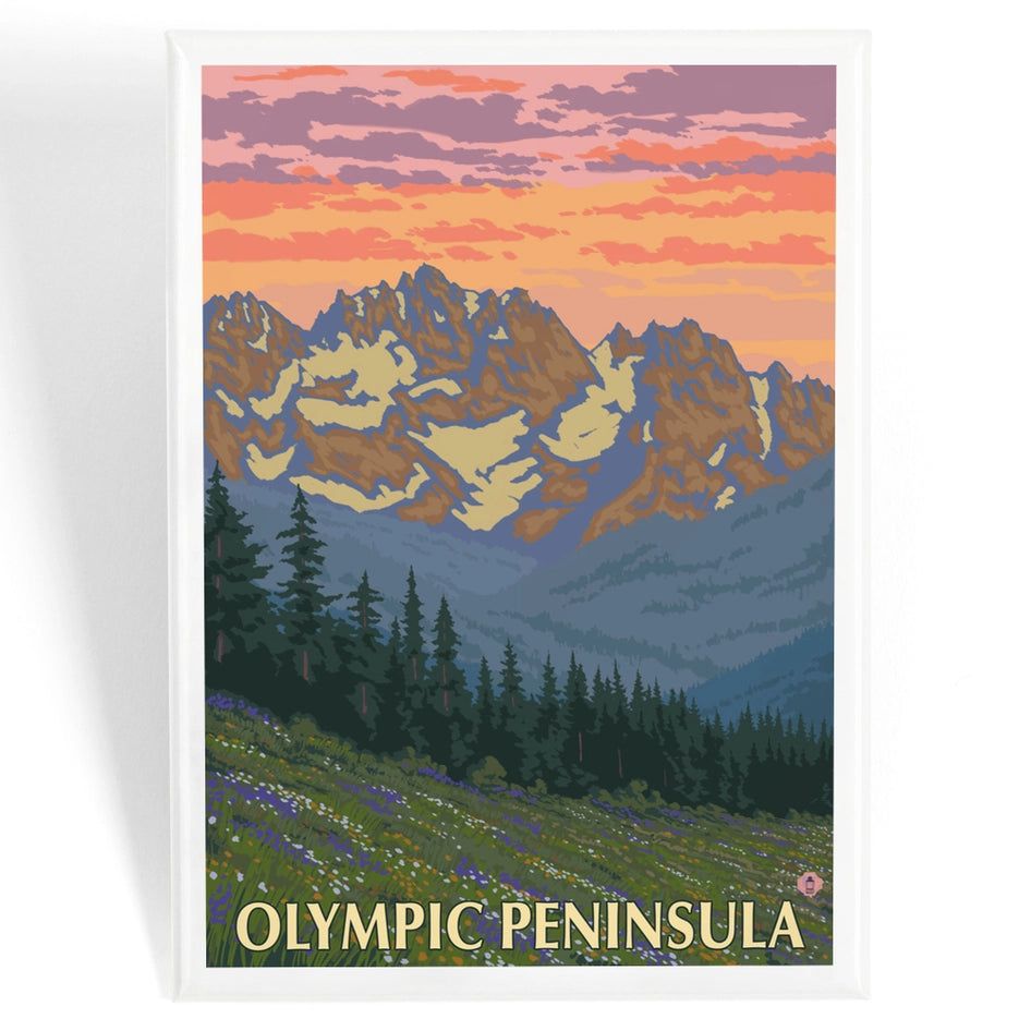 Magnet Olympic Peninsula, Spring Flowers