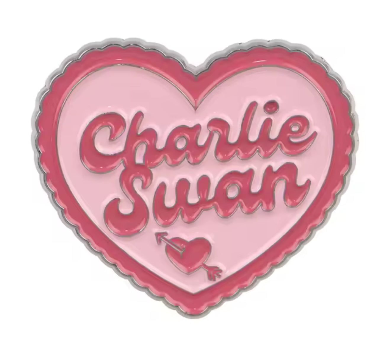 Charlie Swan Heart Pin