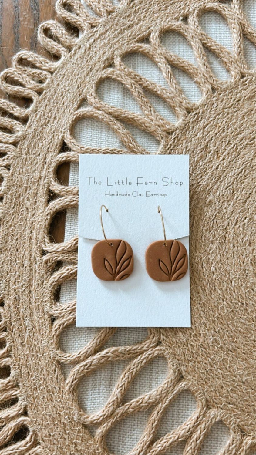 Terra Cotta Fern Hoops
