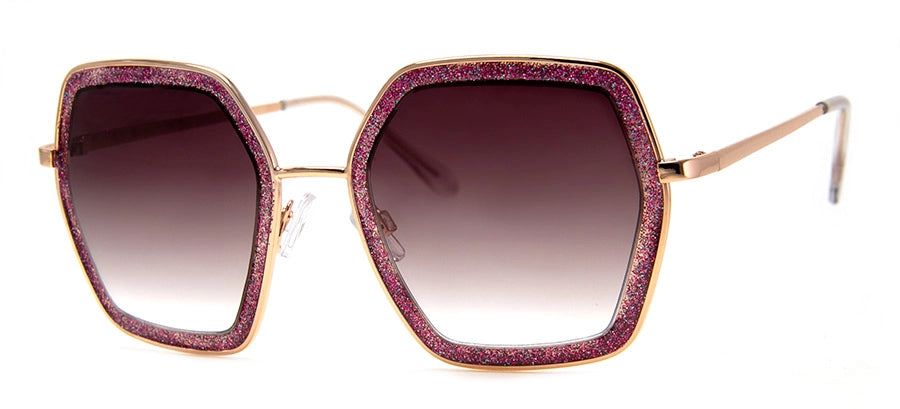 Dazzle Sunglasses - Pink Glitter