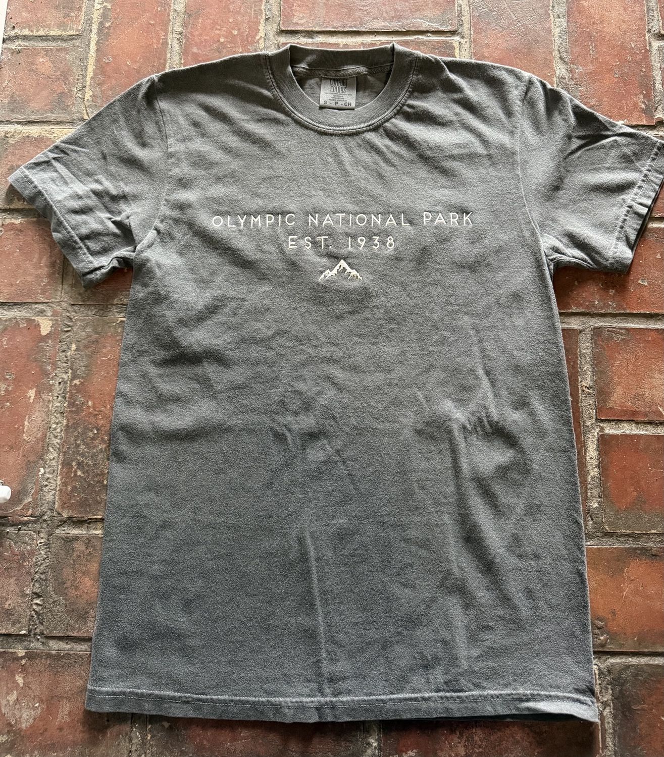 Olympic National Park EST 1938 Embroidered Short Sleeve Tee