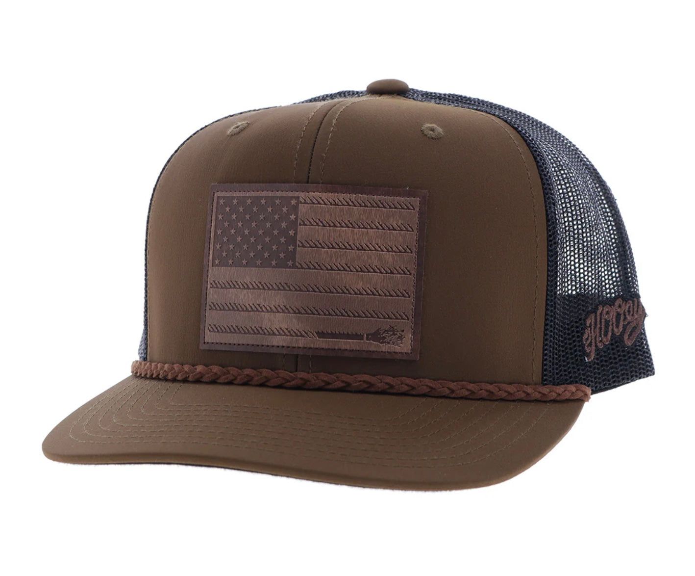 YOUTH "Liberty Roper" Brown/Black w/Leather Patch