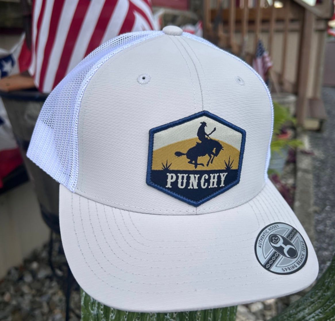 Hooey Ranchero Grey and White Trucker Hat 5027T-GYWH