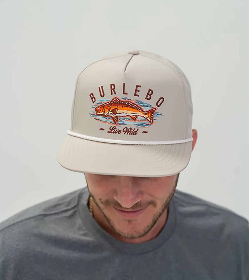 BURLEBO Men's Coastal Redfish Cap