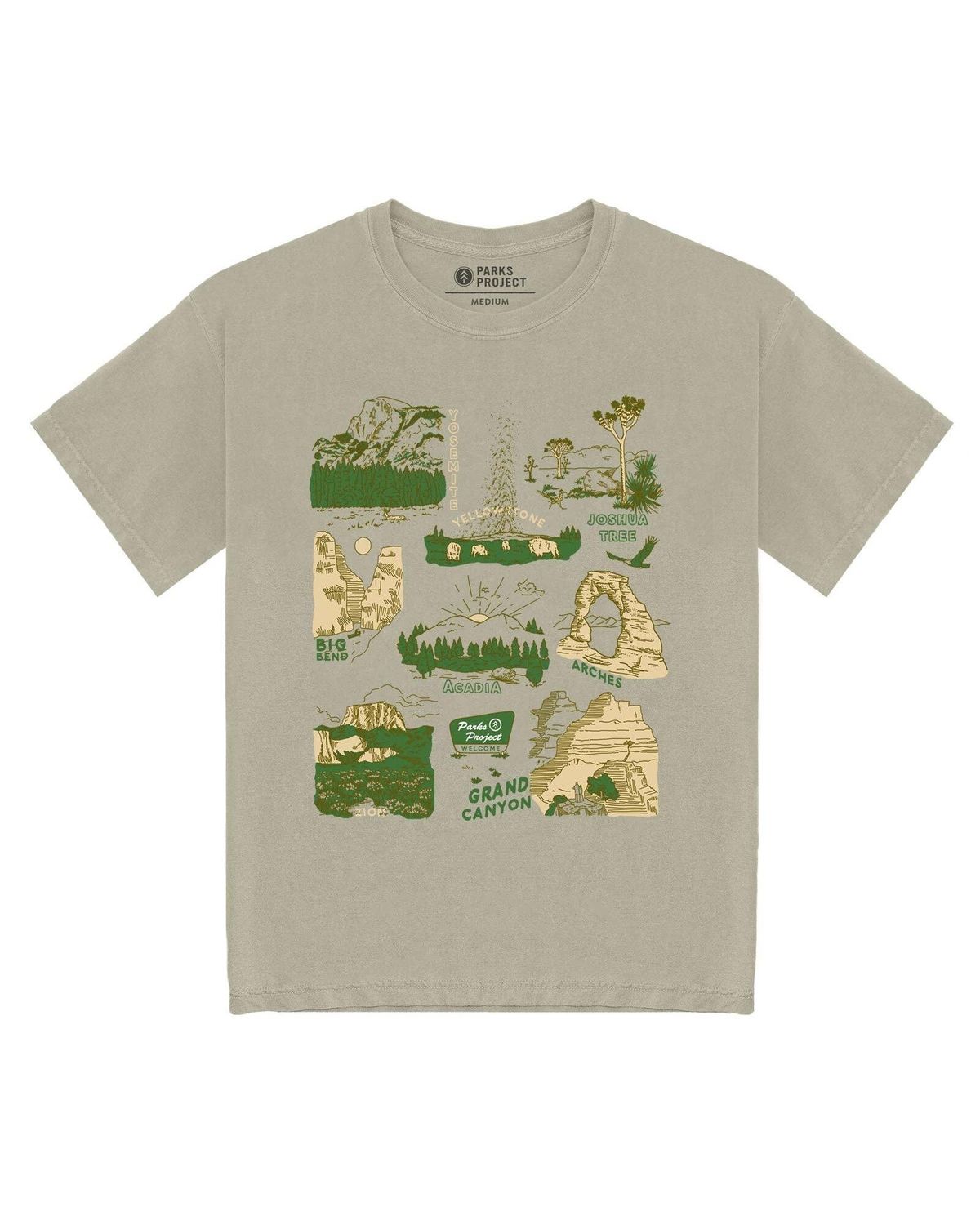 National Park Welcome Tee: Khaki