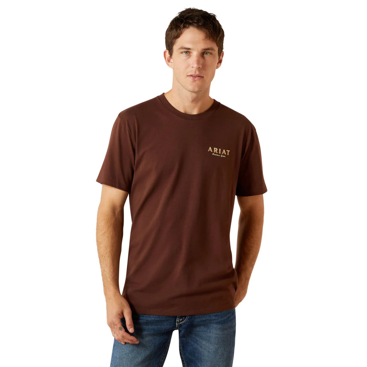 Ariat Men's Haters Club Graphic Deep Mahogany T-Shirt