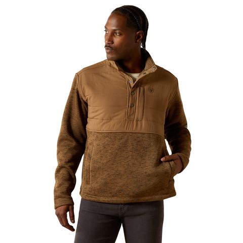 Ariat 10062678 Caldwell Reinforced Snap Sweater Khaki
