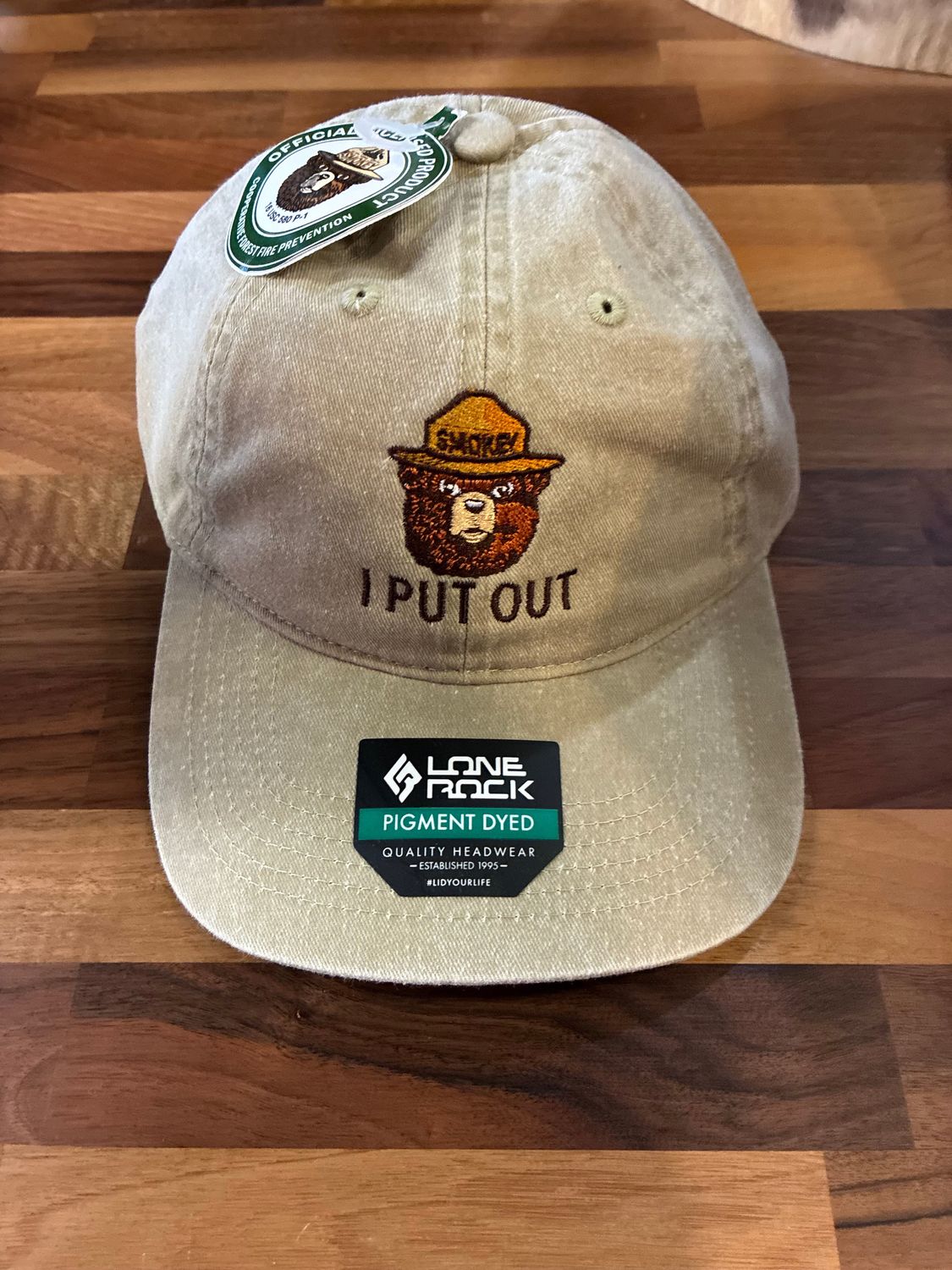 I Put Out Smokey Dad Hat Khaki