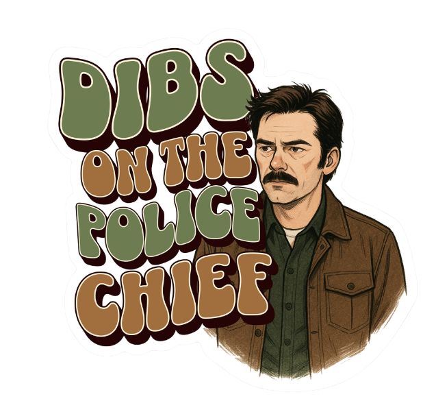 Dibs On The Police Chief Sticker