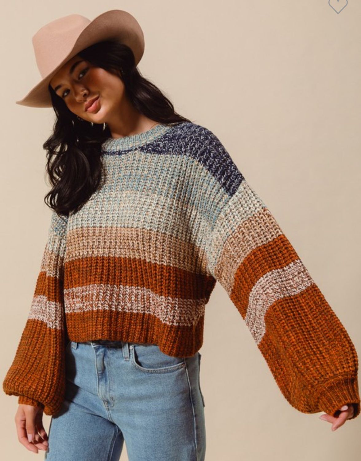 Autumn Striped Sweater