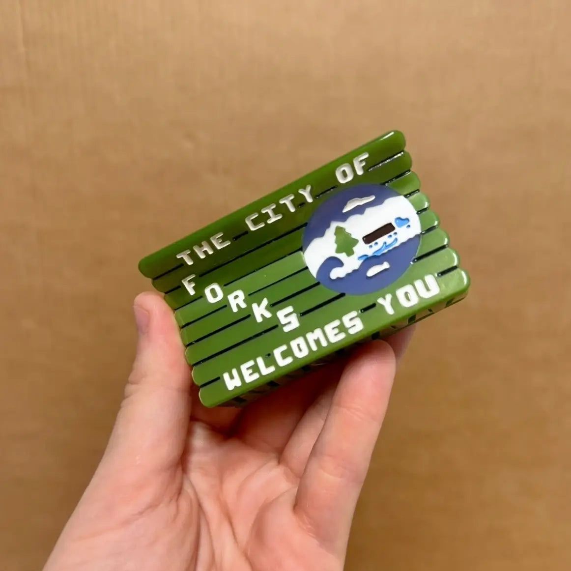 Welcome Sign Clip: 3 inch