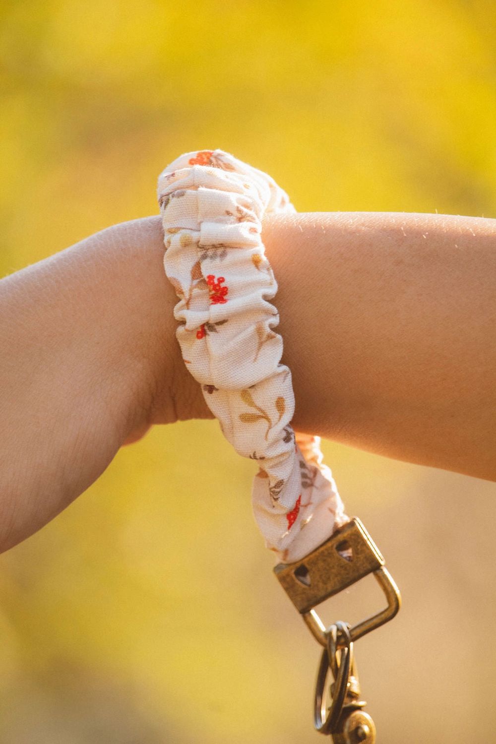 Fall Floral Keychain