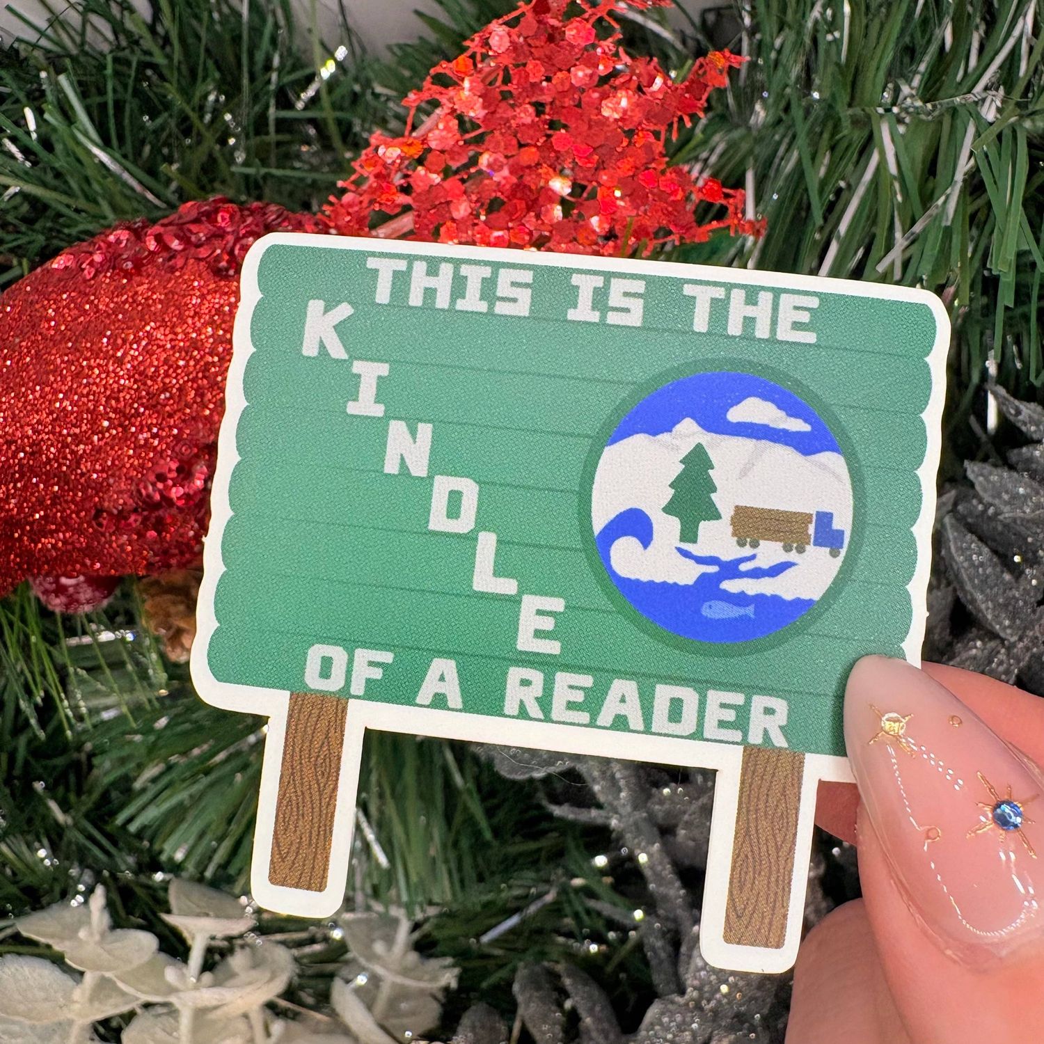 This is the Kindle of a Reader Twilight Inspired Sticker