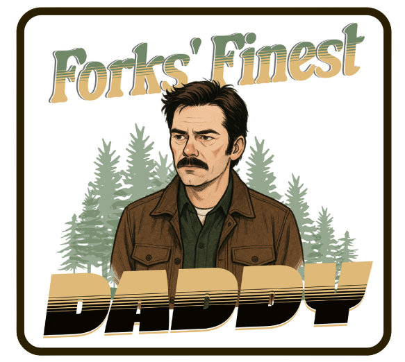 Forks Finest Daddy Sticker