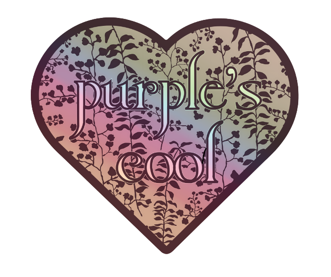 Purple's Cool Holographic Sticker