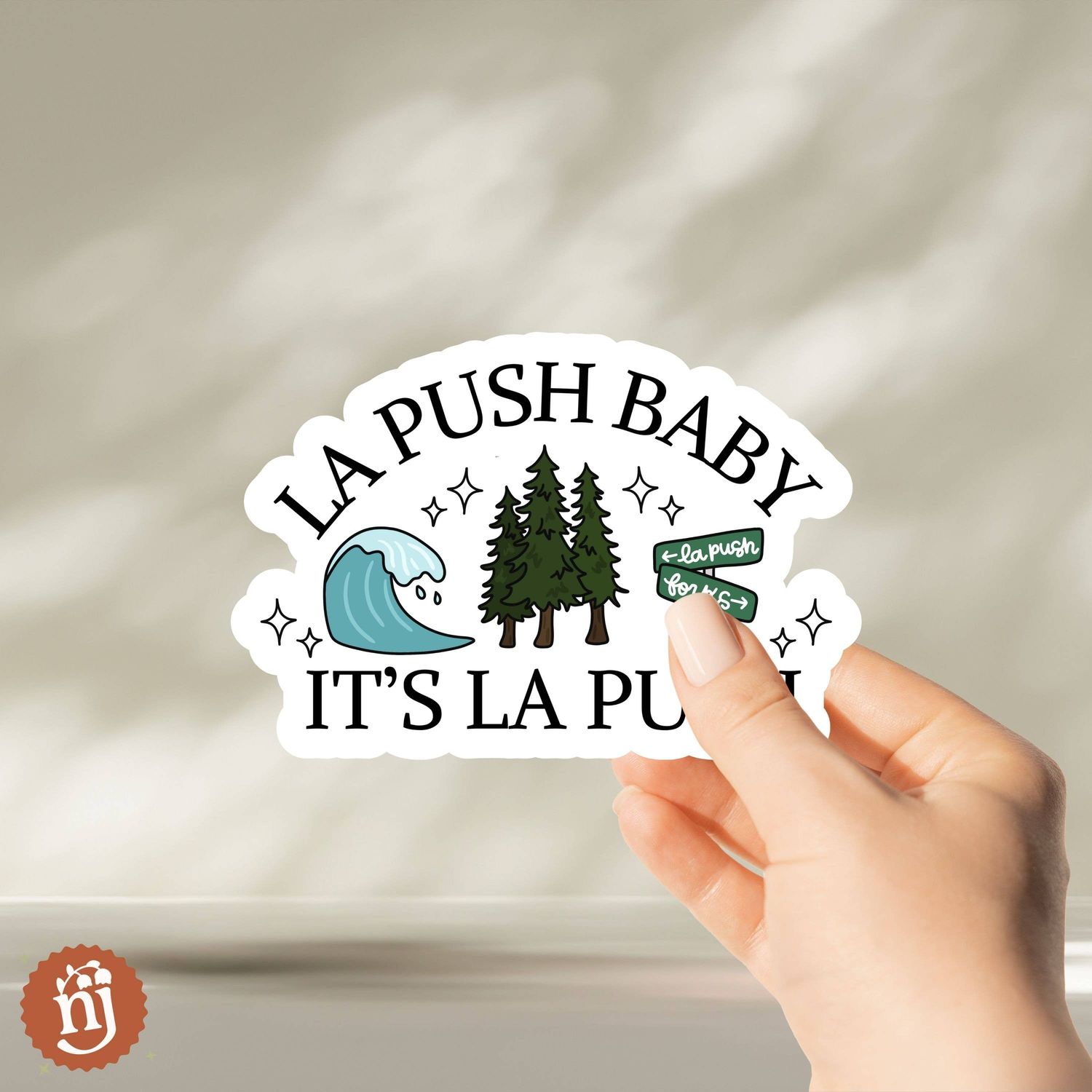 Twilight Inspired La Push Baby Small Sticker