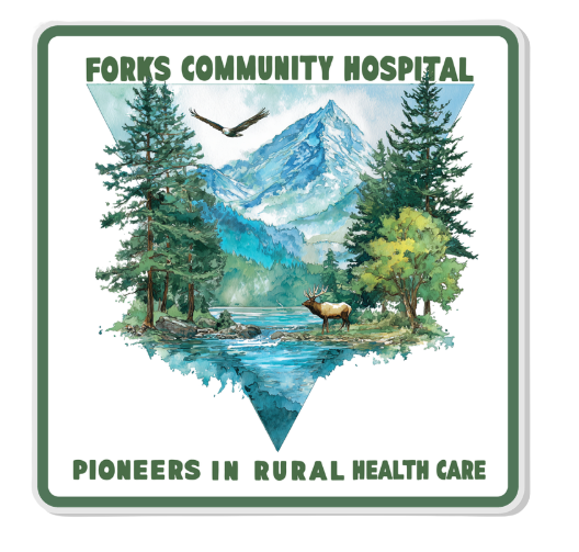 Acrylic Forks Community Hospital Magnet