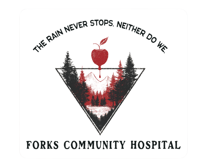 Acrylic The Rain Never Stops Hospital Magnet