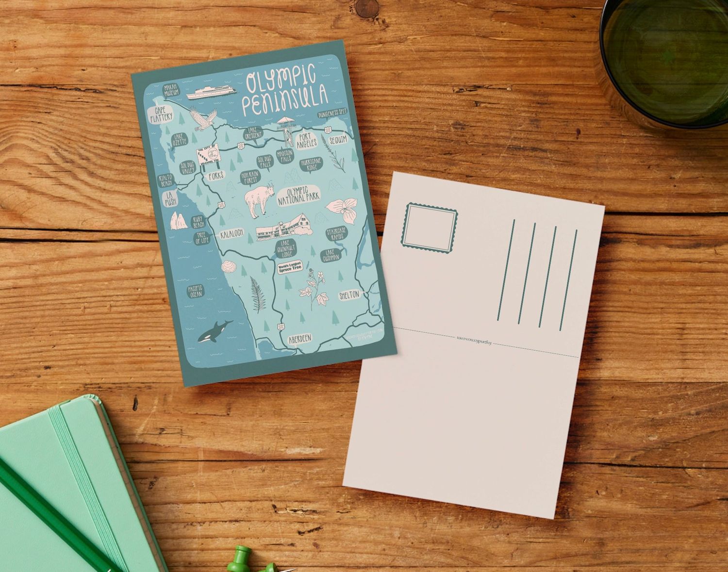 Olympic Peninsula Post Card