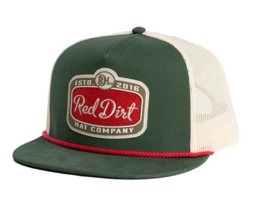RED DIRT GITTY UP GREEN/KHAKI - HATS CAP -