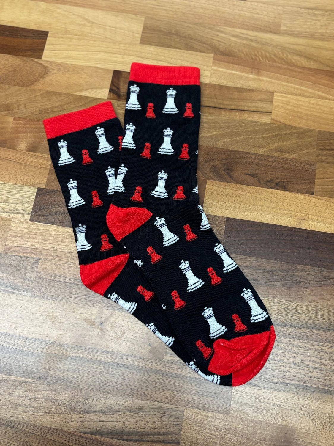 Chess Piece Socks: XLarge 9-13