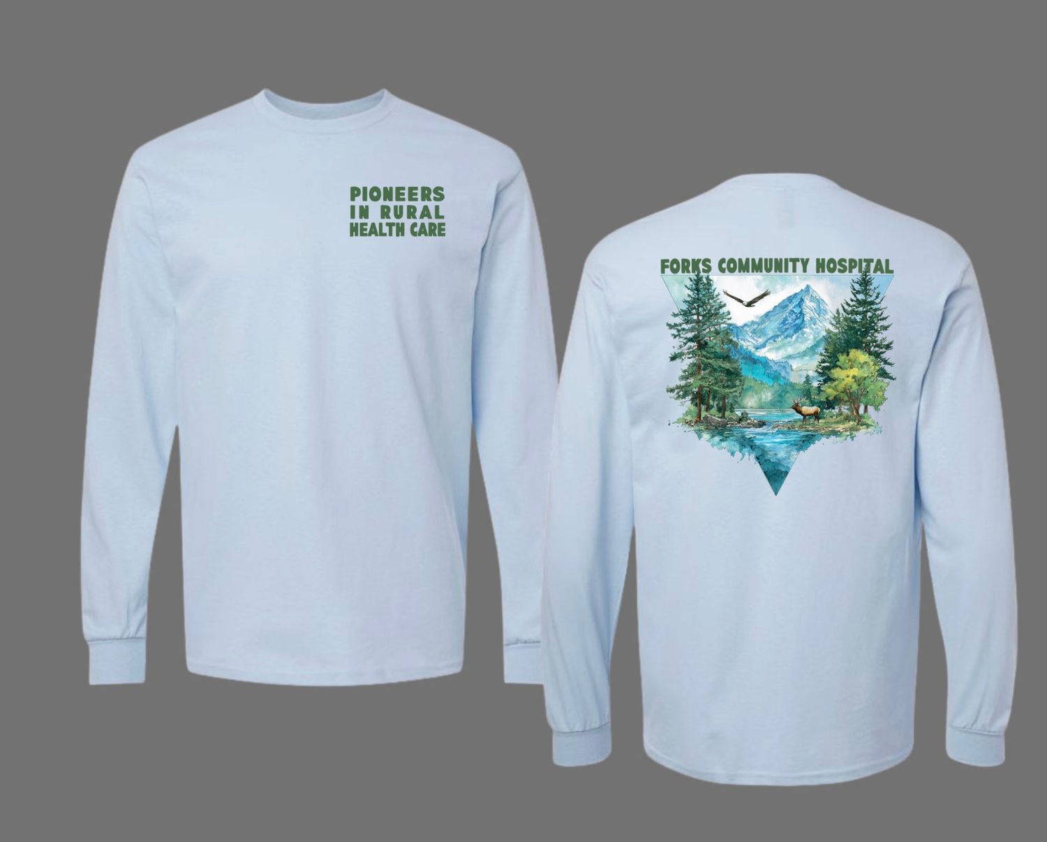 Pioneers In Rural Healthcare Creweck Unisex Long Sleeve Tee