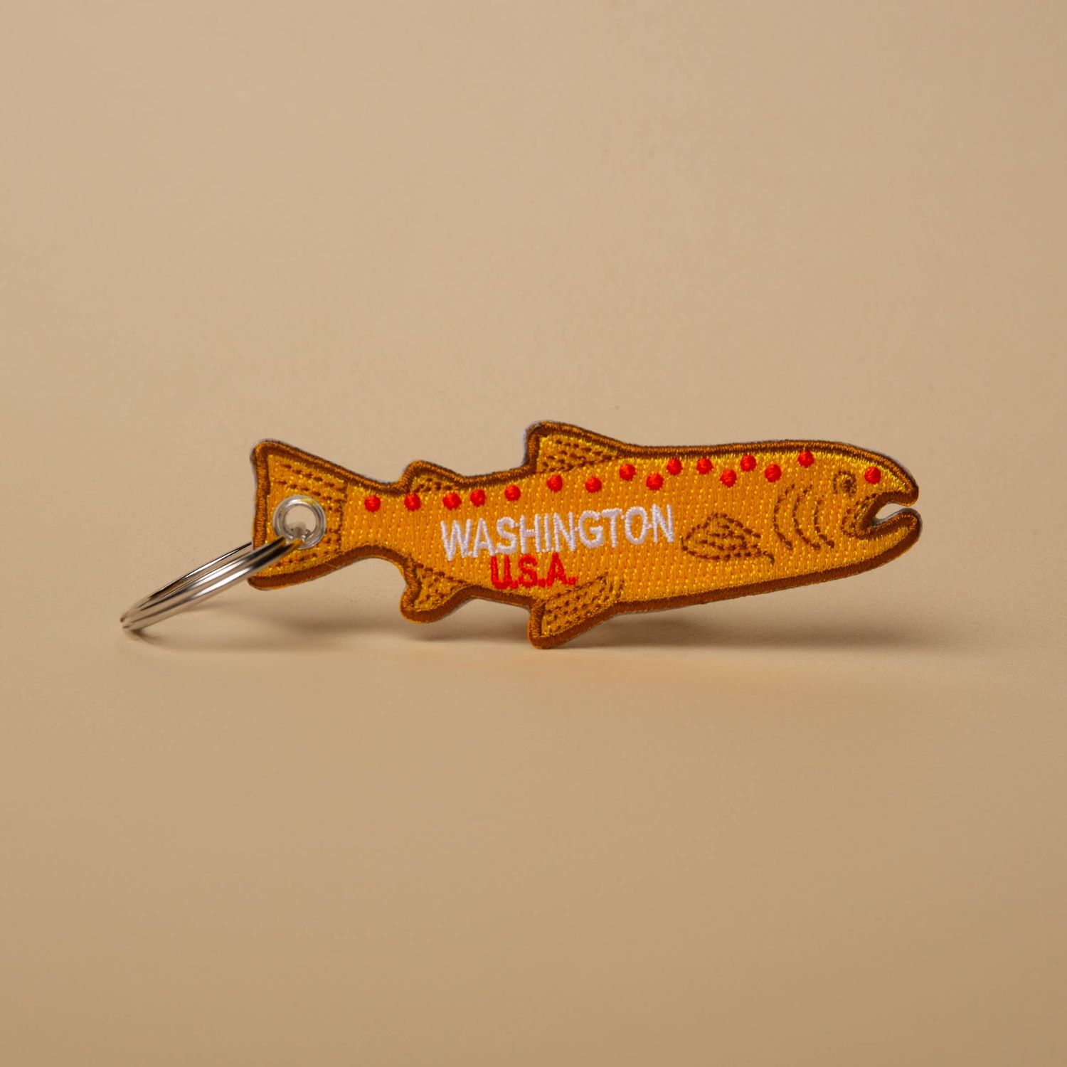 WA Fish Patch Keychain