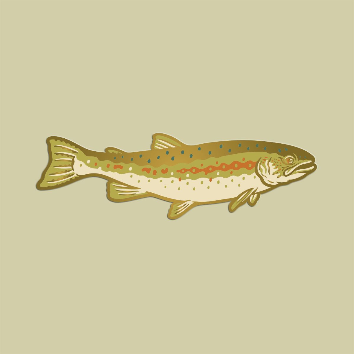 Enamel Pin: Steelhead Trout for CalTrout