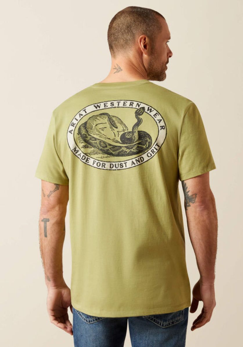 MNS Ariat Rattler Warning T-Shirt