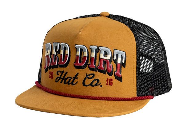 RED DIRT COUNTRIFRIED- CARAMEL/ BLACK - HATS CAP
