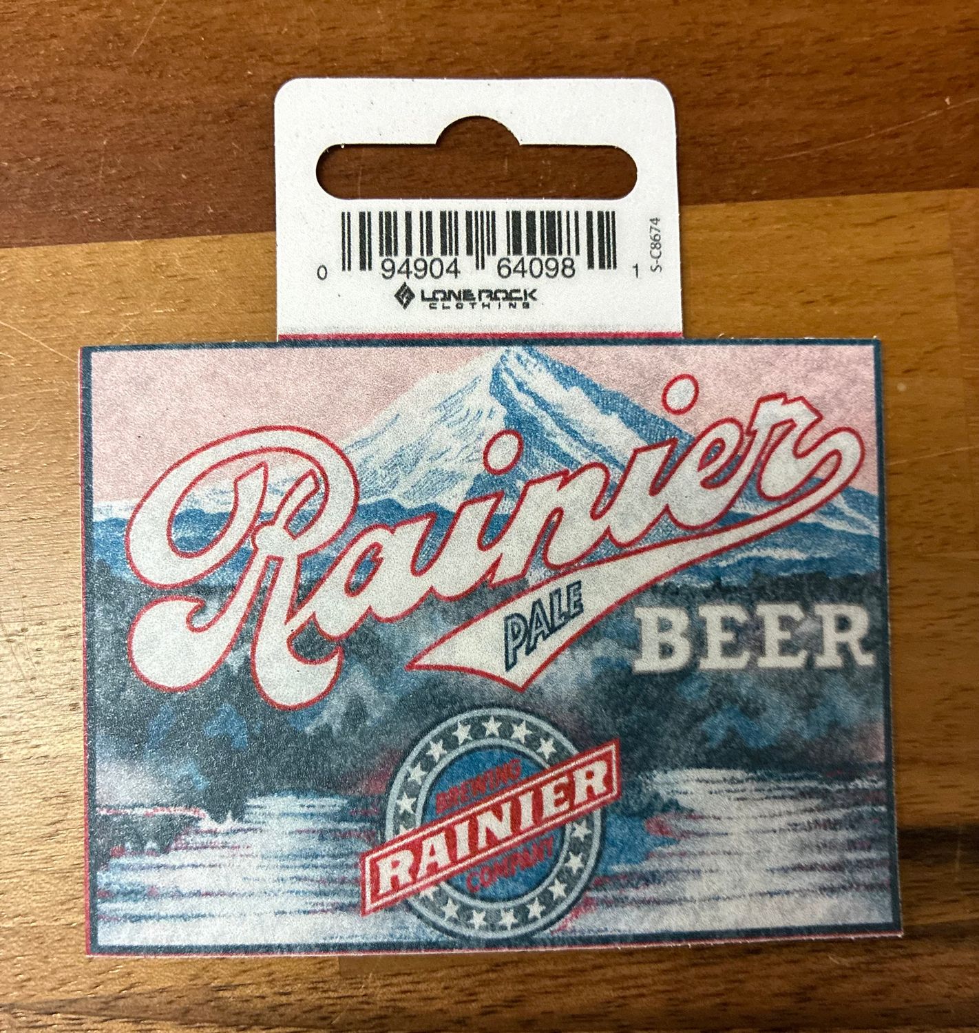 Rainier Beer Mountain Sticker