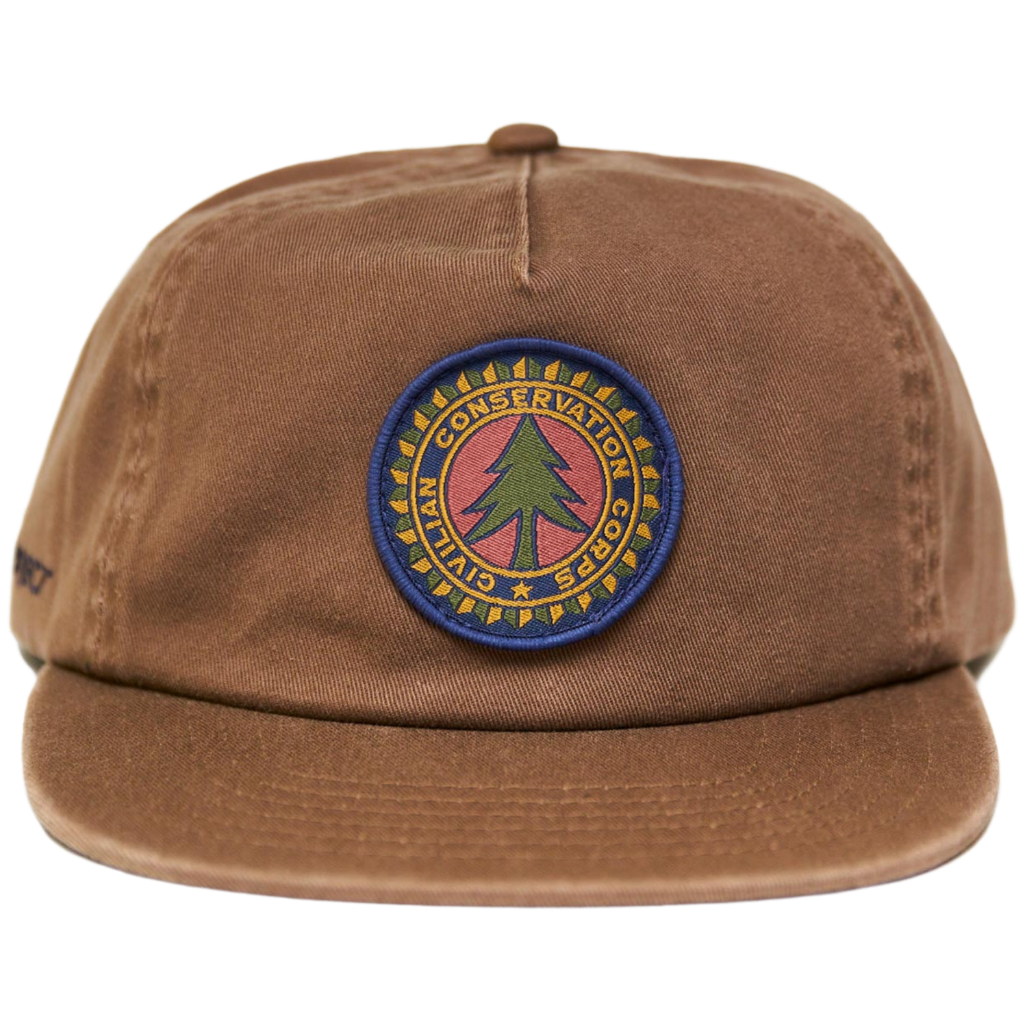 Vintage Tree Patch Hat- Brown