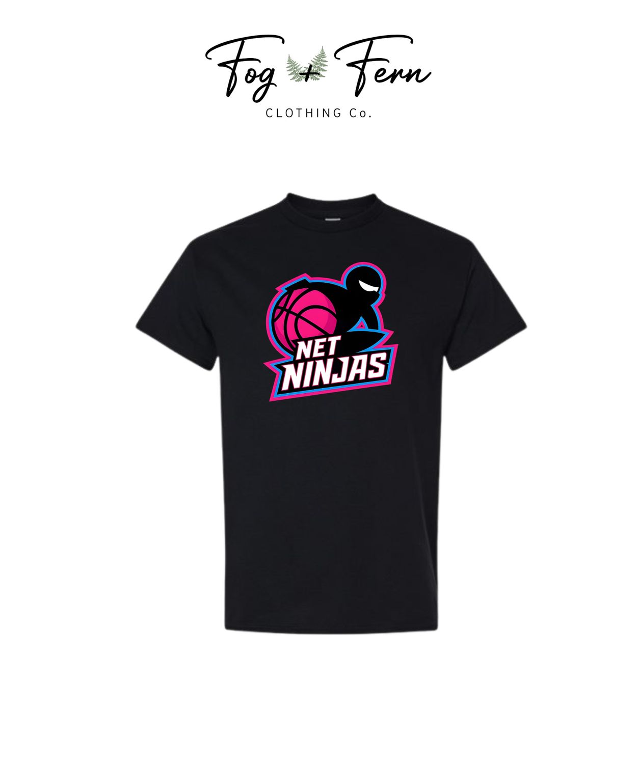 Net Ninja's Adult Standard Tee - Boy's Team, Color: Black, Size: Small
