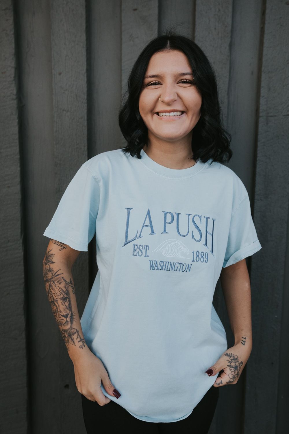 La Push, WA Embroidered Tee