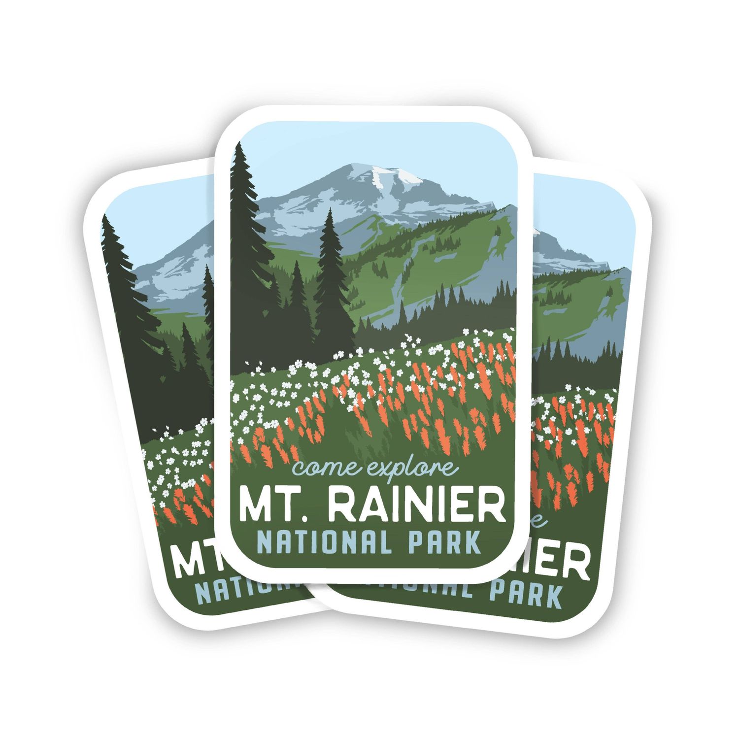 Mount Rainier National Park, Washington Sticker