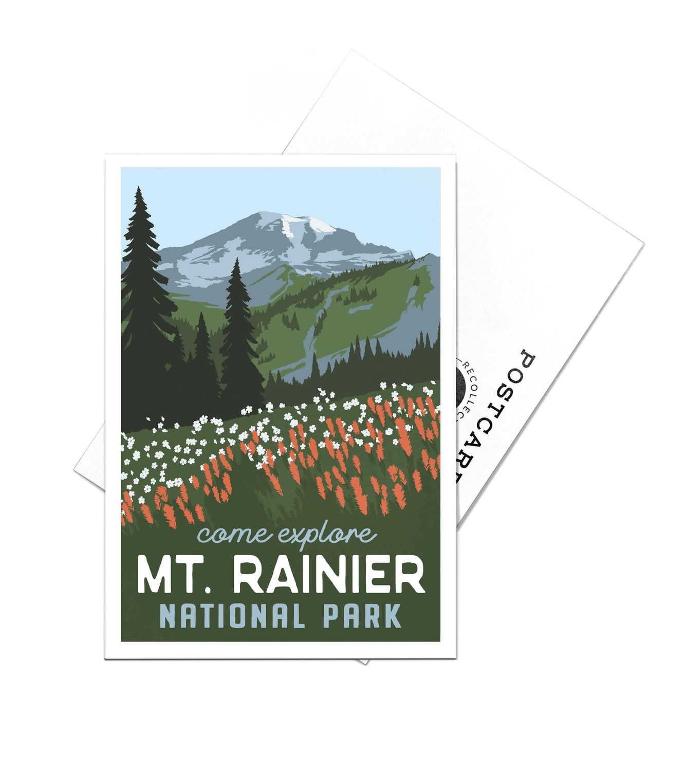 Mount Rainier National Park, Washington Postcards