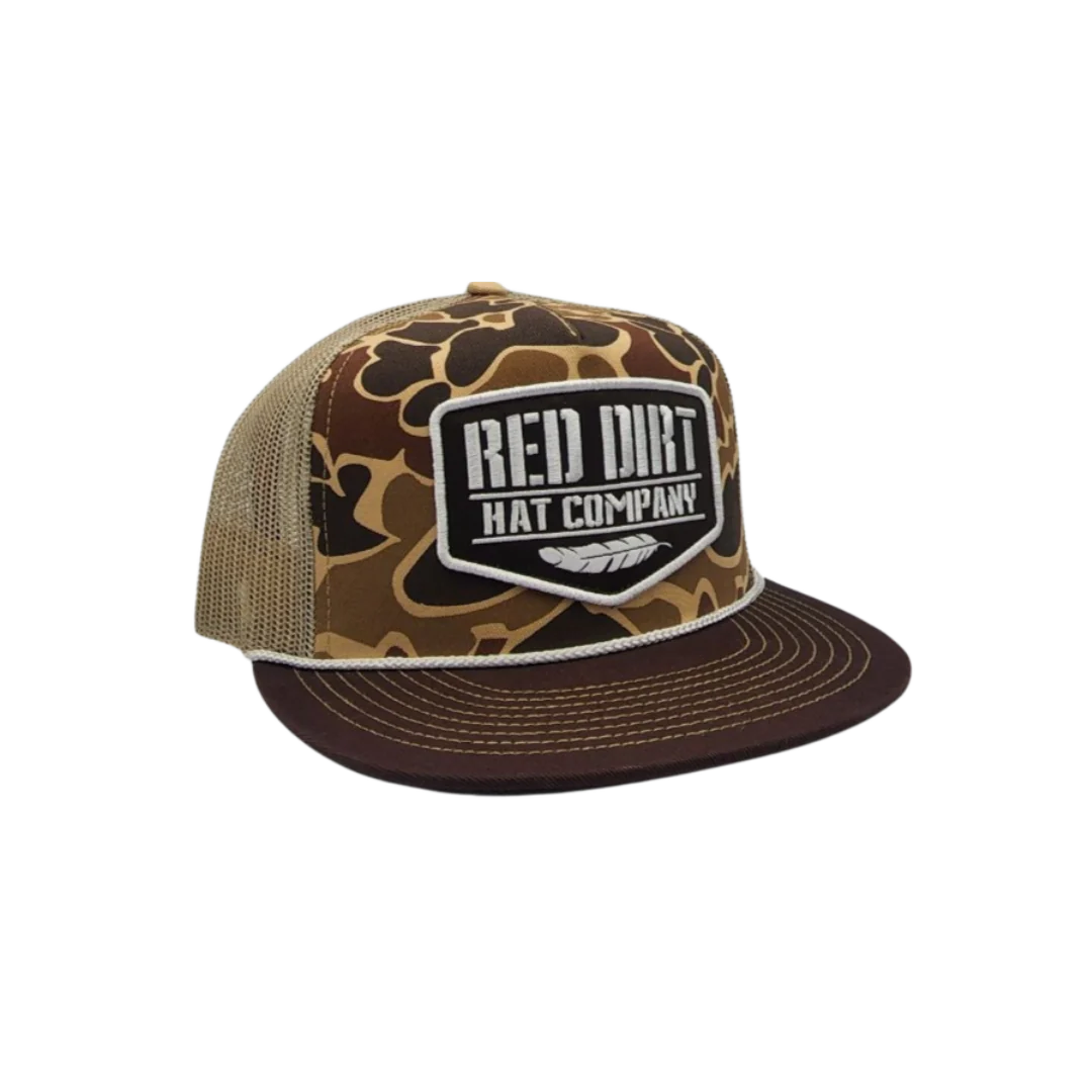 Red Dirt Hat Men's Old Skoolduck Camo Cap
