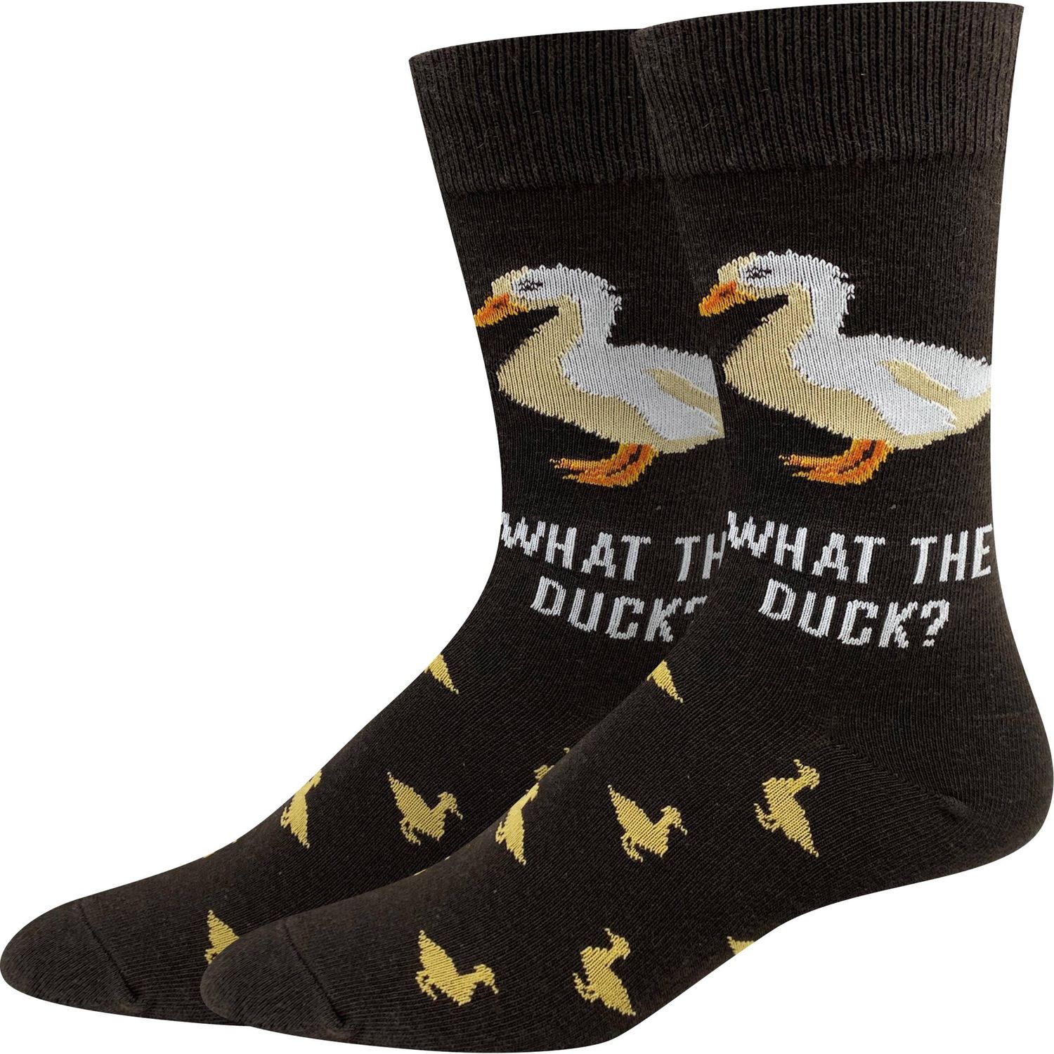 What the Duck Socks: Brown