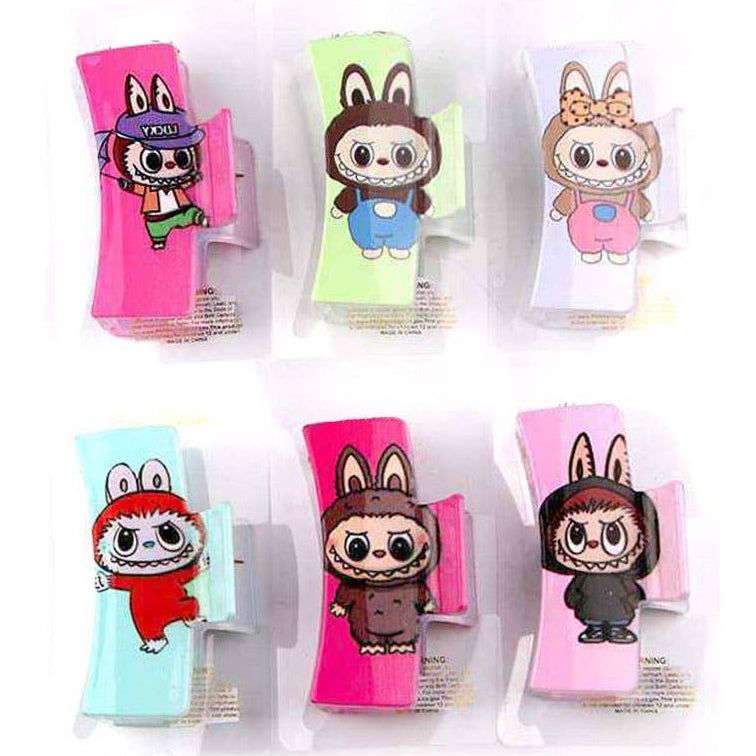 Monster Bunny Character Hair Claw Clip
