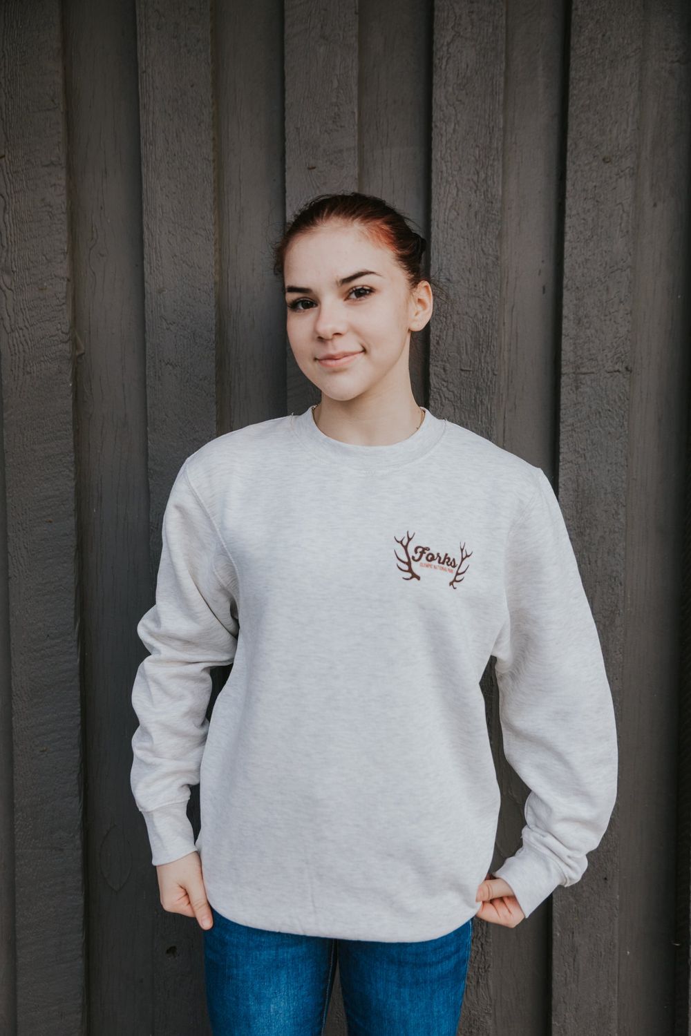 Forks Protect Our West Crewneck Sweater