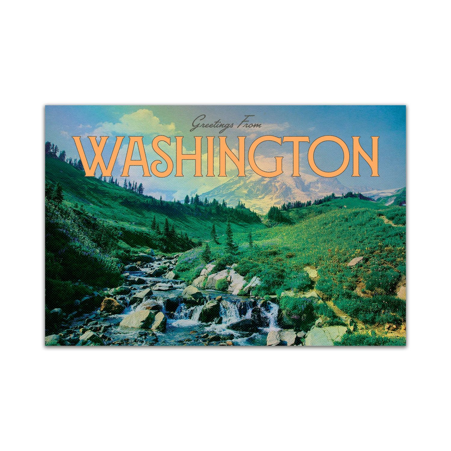 Greetings from Washington Photo Postcard