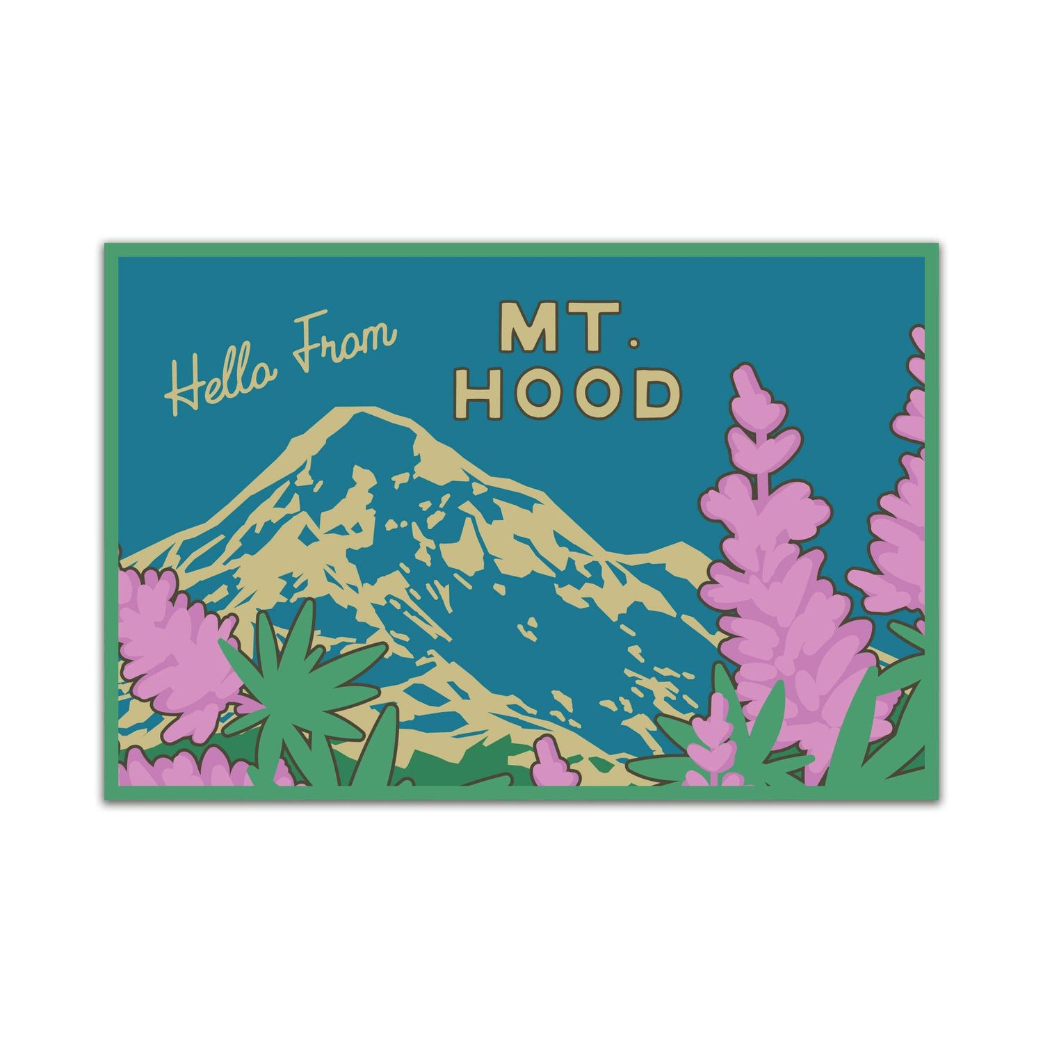 Hello From Mt. Hood Postcard