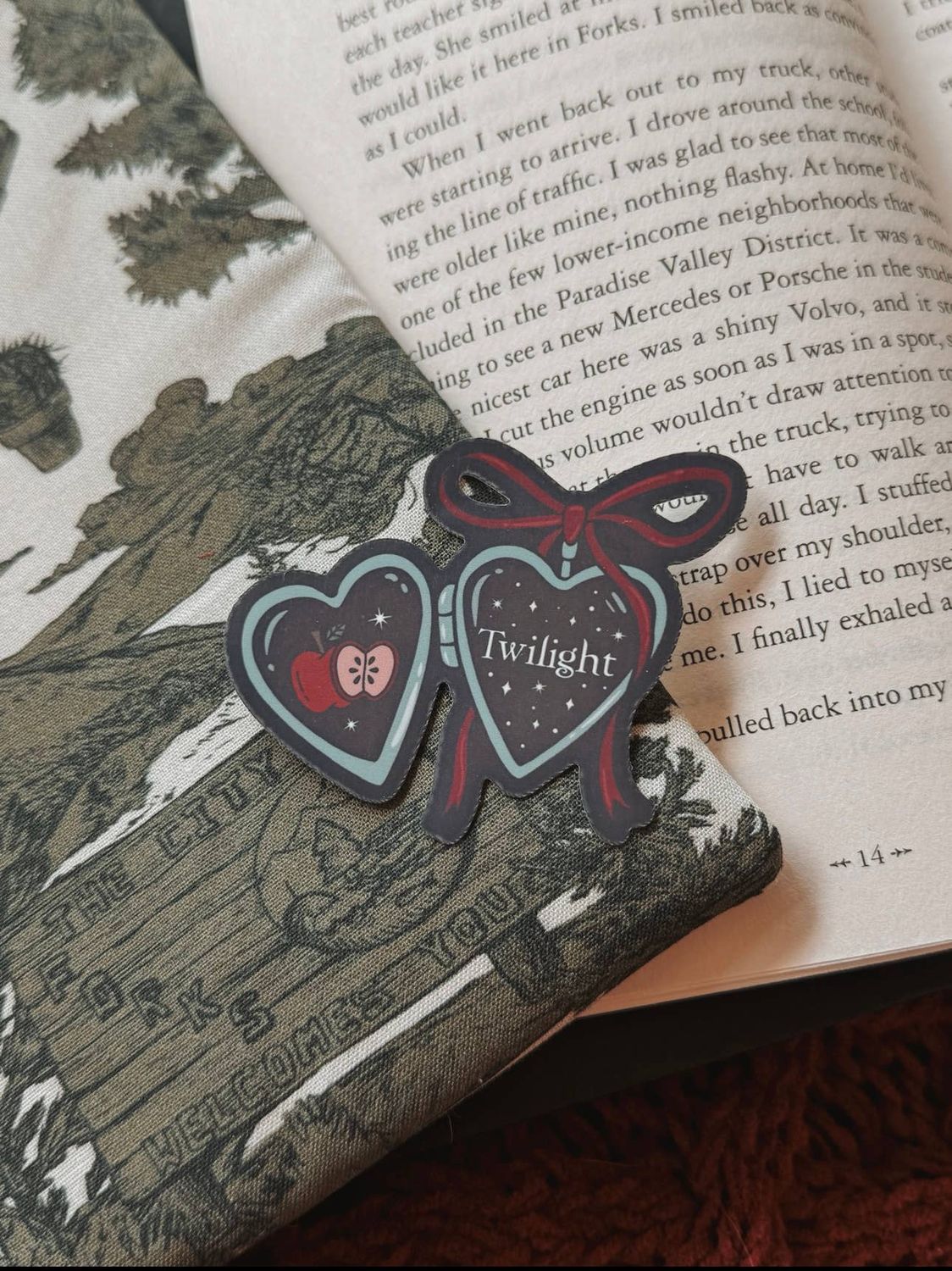 Twilight Locket Bookish Sticker: Standard