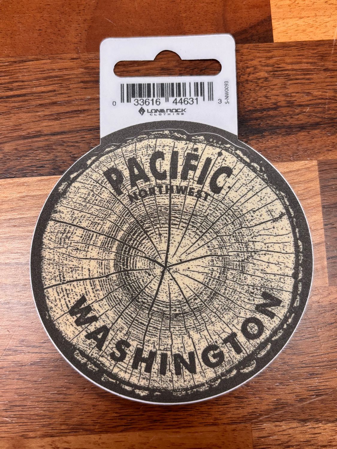Pacific NW WA Tree Ring Sticker